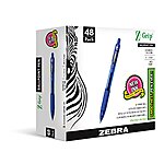 Zebra Pen Z-Grip Retractable Ballpoint Pen, Medium Point, 1.0mm, Blue Ink, 48-Count $12.90 + Free Shipping w/ Prime or on $25+ $12.9