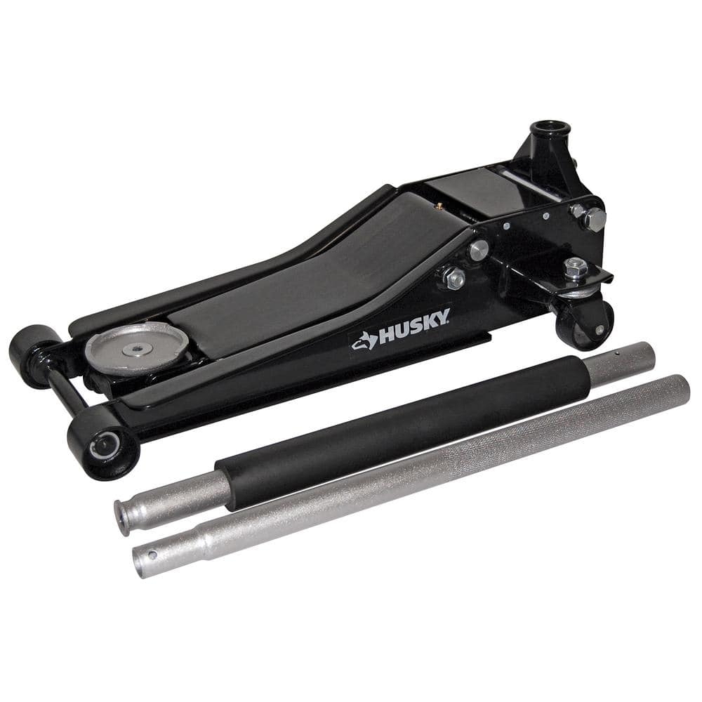 Husky 3-Ton Low Profile Car Jack with Quick Lift - $129.00