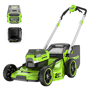 21" Greenworks 60V Self Propelled Lawn Mower w/ 8Ah Battery & Rapid Charger $398 + Free S&H
