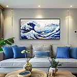 The Great Wave Off Kanagawa Wall Art 20 x 40 inches $44.99+Free Shipping