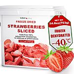 Freeze Dried Strawberry Slices 11.7 oz (332 g) – Resealable Airtight Bucket | Crunchy All-Natural Fruit Snack, No Added Sugar, Lightweight for Camping, Baking &amp; Smoothies $10.64