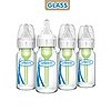 4-Pack Dr. Brown's Glass Baby Bottle 4 oz or 8 oz $19.6
