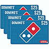 Domino's $100 Gift Card Multi-Pack 4 x $25 $75