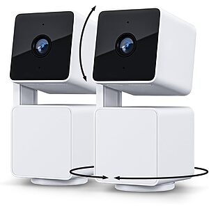 WYZE Cam Pan v3 Indoor/Outdoor IP65-Rated 1080p Pan/Tilt/Zoom Wi-Fi Smart Home Security Camera with Color Night Vision - $54.94