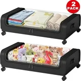 Under Bed Storage with Wheels $29.89