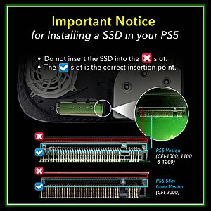 Addlink A93 2TB Storage Expansion for PS5 Console with Heatsink, Up to 7400mb/s, Gen 4 PCIe NVMe m.2 2280, SLC Cache Internal Solid State Drive(ad2TBA93M2P) 2.99