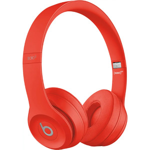 Beats Solo3 Wireless On-Ear Headphones RED Citrus Red $110