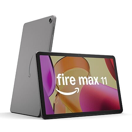 Amazon Fire Max 11 tablet (newest model) vivid 11” 64 GB, Gray - $140