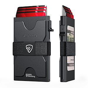 RUNBOX Slim Card Holder Wallet for Men $4.99 at RUNBOX Store via Amazon