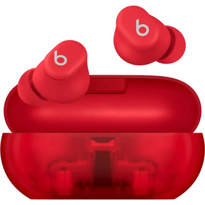 Beats Solo Buds (Refurbished) True Wireless Earbuds – Transparent Red ~$40