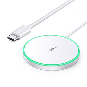 $5.08 - Magnetic Wireless Charger 15W Mag Safe Charger-Fast Charging Pad - Shipping is free w/ Prime or on $35+