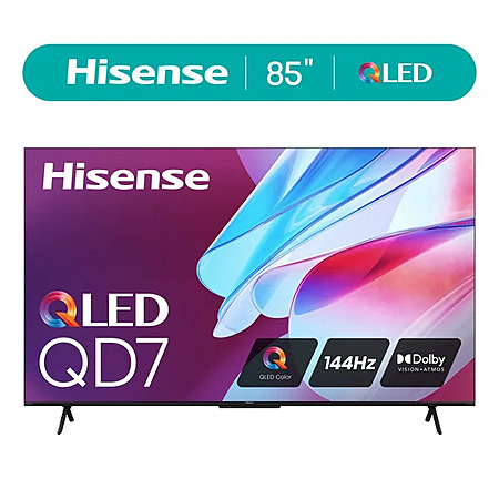 85” Hisense QD7 QLED 144Hz Google TV $648