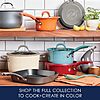 Rachael Ray Cook + Create Nonstick Cookware Pots and Pans Set, Includes Baking Sheet Pan and Cooking Utensil, 10 Piece - Almond $80.7