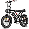 AMYET S8-S Electric Bike 48V 20Ah 20" Fat Tire Full Suspension