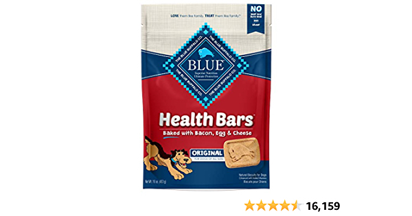 Blue Buffalo Health Bars Natural Crunchy Dog Treats Biscuits - $3.23