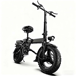 14" ZEFIORA Z10 48V 10Ah Electric Bike (up to ~30 miles) $153.80 & More + Free S&H