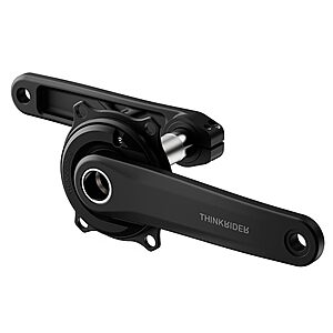 ThinkRider PP5 Spider Power Meter & 4 Bolt Aluminum Crankset. 110 BCD, BLE & ANT+, Lightweight for Road Bikes,