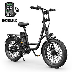 Spacewalk EB013 1200W (Peak) Electric Bike 48V 13Ah 28mph 60Mile Range 20in x 3.0in Fat Tires $299 + Free S/H