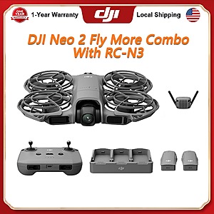 DJI Neo 2 Fly More Combo w/ RC-N3 4K Camera Drone for Beginners w/ 3 Batteries $343 + Free S/H