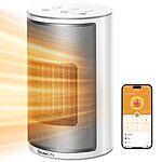 GoveeLife Smart Space Heater for Indoor Use, 1500W Fast Electric Heater w/ Thermostat, Wi-Fi App &amp; Voice Remote Control $19.99 AC on Amazon. Free S&amp;H w/ Prime or $35 Purchase. YMMV