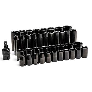 YMMV AutoZone Duralast 1/2" Drive Metric Socket Set CR-MO 39-Piece with Case for Clearance Price
