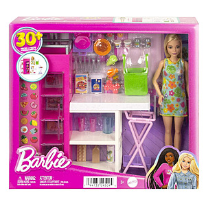 Barbie Doll and Ultimate Pantry Playset, Barbie Kitchen Add-On with 30+ Food-Themed Pieces - $15.12, Ships FREE w/ Walmart+ membership!