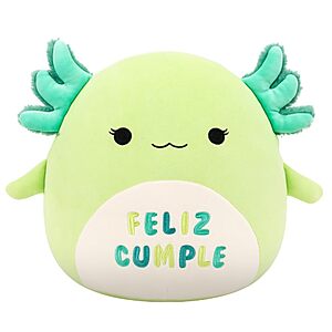 12" Squishmallows Mipsy The Green Axolotl with “Feliz Cumple” Embroidery $7 