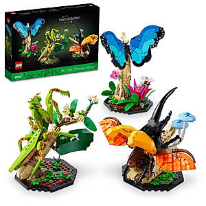 LEGO Ideas The Insect Collection Building Set for Adults - Collectible Display Set for Nature Lovers - Models of Insects for Office or Book Shelf Decor - 21342 - $69.92