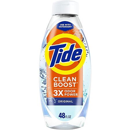Tide Deep Cleansing Fabric Rinse with 3X Odor Power, Original Scent, 48 oz - $8.45! Ships FREE w/ Amazon Prime membership!