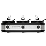 Chefman Stainless Steel Triple Slow Cooker &amp;amp; Buffet Server