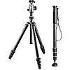Gitzo GT2545T Series 2 Traveler Carbon Fiber Tripod with Center Ball Head &amp;amp; GM2542 Carbon Fiber Monopod (Special 50th Anniversary Kit) $469.95