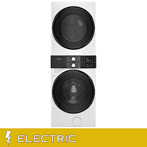 COSTCO: Whirlpool Laundry Tower 4.5 cu. ft. Washer and 7.4 cu. ft. Electric Dryer $1249.99