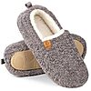 EverFoams Women's Memory Foam Slippers / Cozy Loafers w/ Polar Fleece Lining $16.98