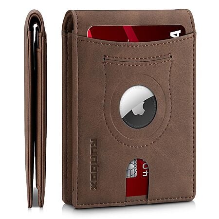 RUNBOX Slim RFID Wallet with AirTag Slot $5.99