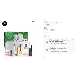 Clinique 8-Pc. Glow on the Go set $65