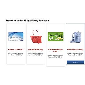 Office Depot is giving free gifts with qualifying purchases $65