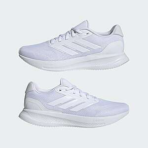 Adidas men Runfalcon 5 Running Shoes (Cloud White) + free shipping $22