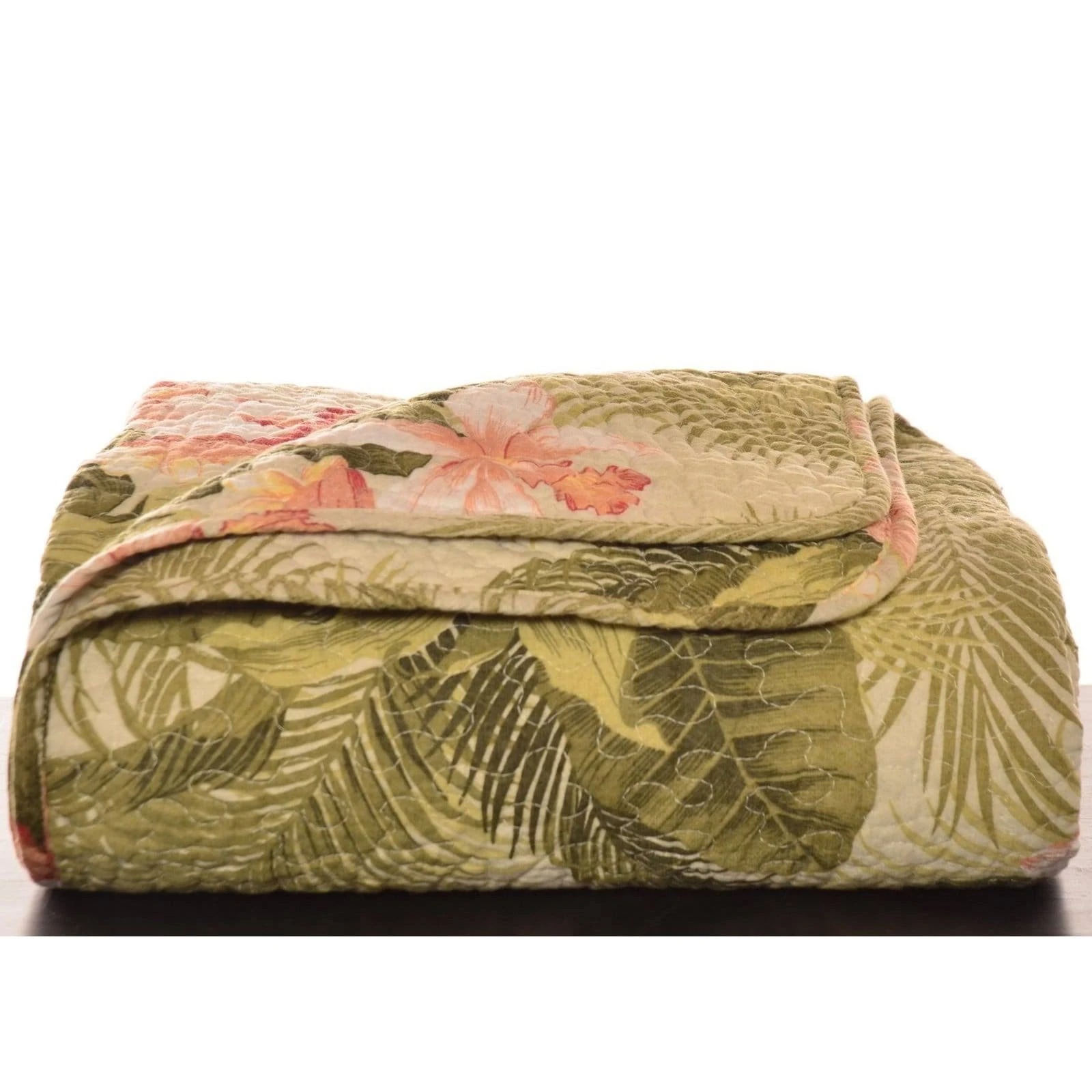 Tommy Bahama 100 Cotton Tropical Orchid Quilted Throw (50 x 70") 37.
