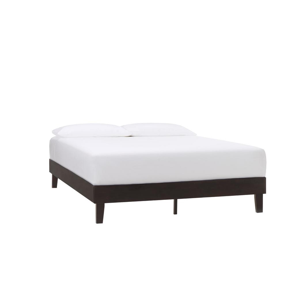 StyleWell Beckdale Ebony Pine Wood Platform Bed (King) $119.40 + Free S/H