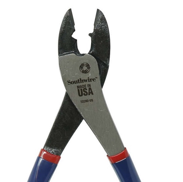 Southwire 9" Terminal Crimper and Wire Cutter w/ Big Dip Grip (Made in USA) $14.50 at  Lowe's
