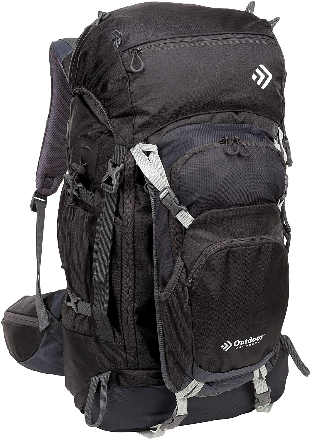Outdoor Products Black Saguaro 2-in-1 Day/Technical Frame 65.5 L Backpack w/ 2L Reservoir $21.70 + FS w/ Prime or orders of $25+