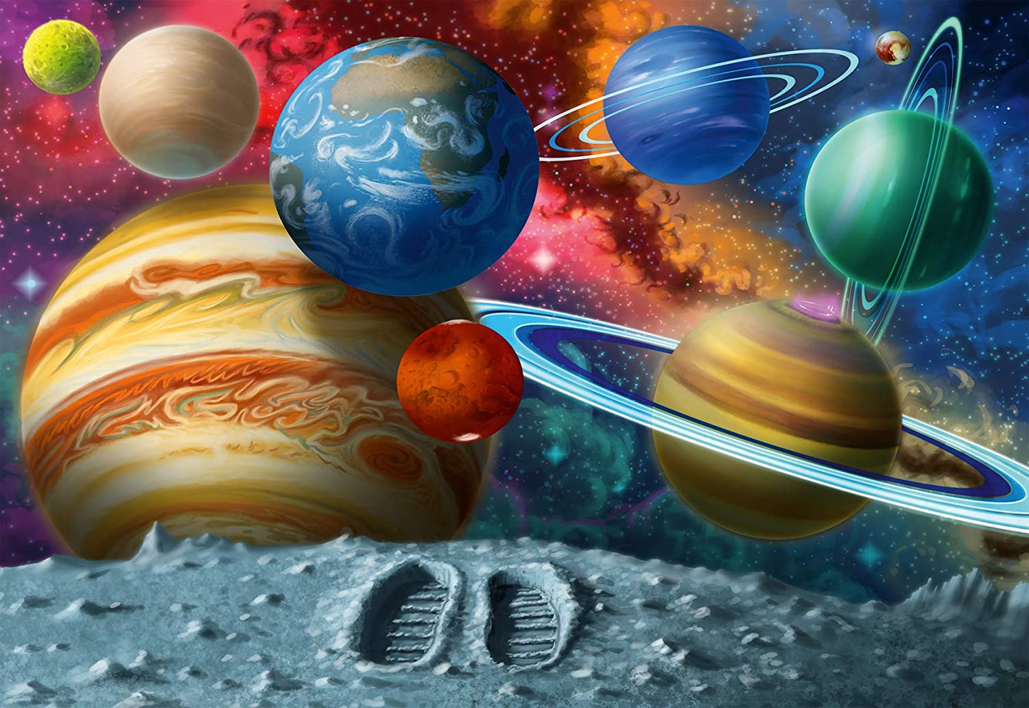 Ravensburger 24-Piece Stepping Into Space Floor Puzzle $9 + FS w/ Prime or on orders of $25+