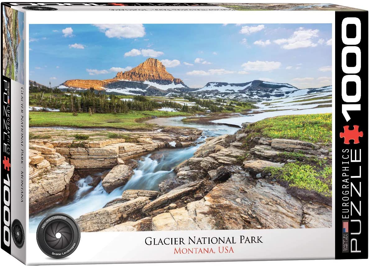 EuroGraphics 1000-Piece Glacier National Park Puzzle $12 + FS w/ Prime
