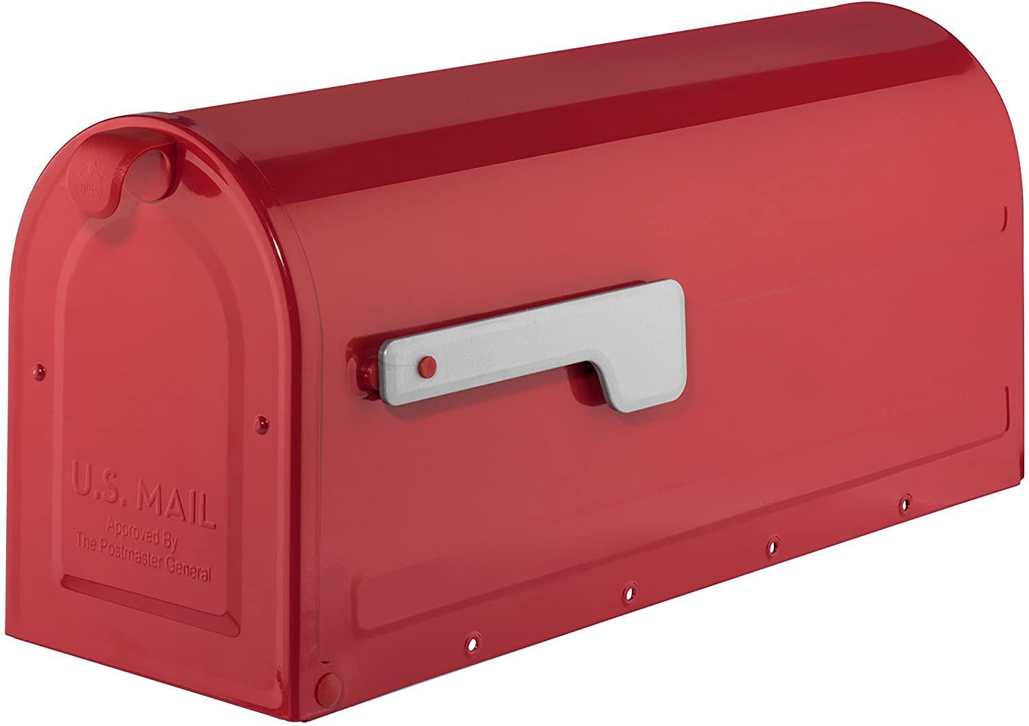 Architectural Mailboxes Red MB1 Post Mount Mailbox w/ Silver Flag $10.47 + FS w/ Walmart+ or Prime