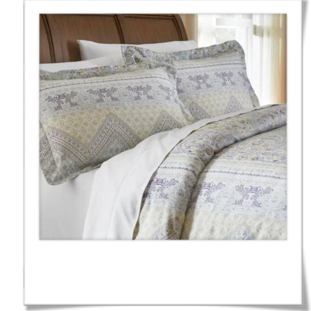 Home Decorators 3-Pc 100% Cotton Duvet Cover Sets: Full $33, King $34.50, 6-Pc Kayden Comforter Set (Full/Queen) $43.50 + FS