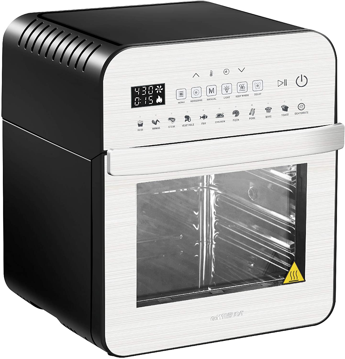 GoWISE 12.7 Qt. Rotisserie Oven, Electric Air Fryer & Dehydrator: Ultra $84, Deluxe 15-in-1 $90 + FS