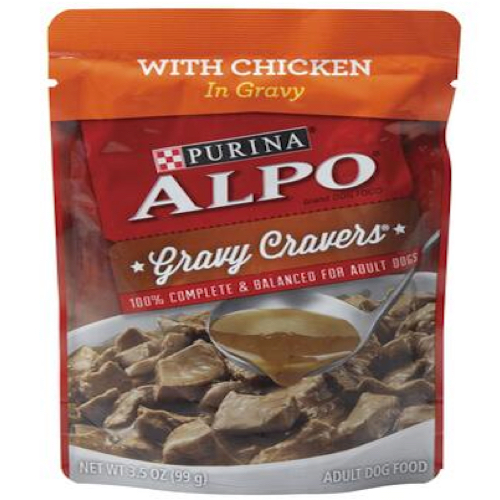 Alpo 3.5-oz. Gravy Cravers Chicken Wet Dog Food + $0.59 Menards Merch Credit = $0 AR + Free IRL Pickup