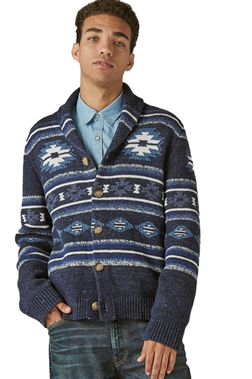 Lucky Brand Men's Legacy Cardigan, Cotton-Linen Sweaters or Quilted Shirt Jacket $20 | Women's Teddy Trucker Jacket $30 + FS