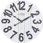 FirsTime &amp; Co. 22.5&quot; Josephine Wood Slat Farmhouse Clock (Aged White) $34.63 + FS on $45+