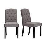 StyleWell Tufted Dining Chairs: 2-Ct $114.72, 4-Ct $215.10 | Set of 2 Tufted Back Bar Stools $133.92 + Free S/H